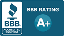 BBB Rating A+ logo
